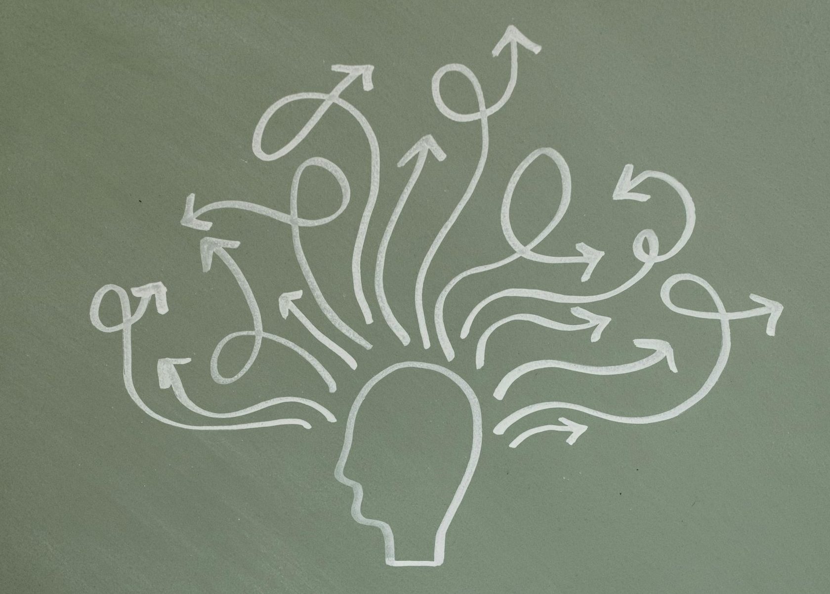 ציור של ראש אדם